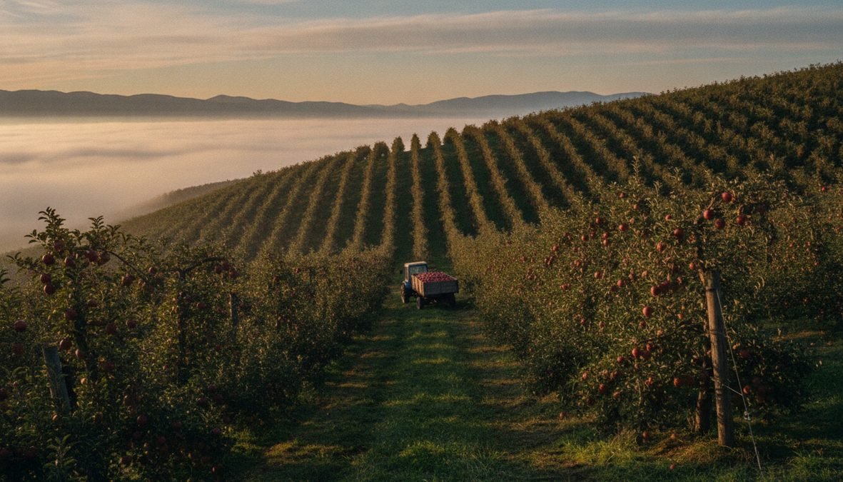 The Orchard — Coyle Ridge Orchards, Chelan County, Washington, 1985